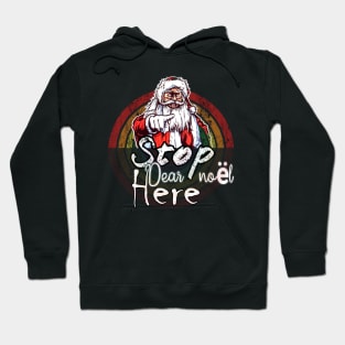 Dear noel, papa Noel, Noël, Christmas Santa, sweatershirt, ugly Christmas sweater, Xmas tree, Xmas Santa, crazy Xmas, cute Xmas, Christmas party Hoodie